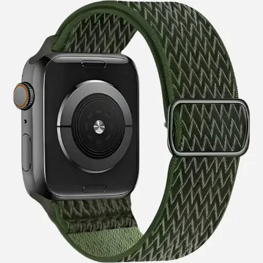bandkult W Texture Nylon Apple Watch Armband Elastisches Band bandkult