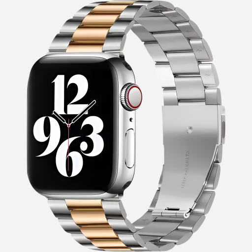 MillesTECband Antwerp Edelstahl Apple Watch Armband Faltschließe MillesTEC