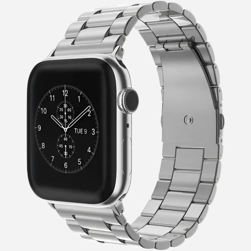 MillesTECband Antwerp Edelstahl Apple Watch Armband Faltschließe MillesTEC