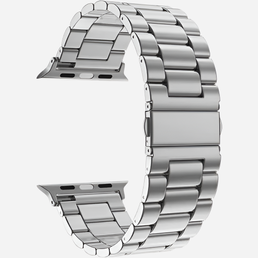 MillesTEC Antwerp Edelstahl Apple Watch Armband Faltschließe MillesTEC