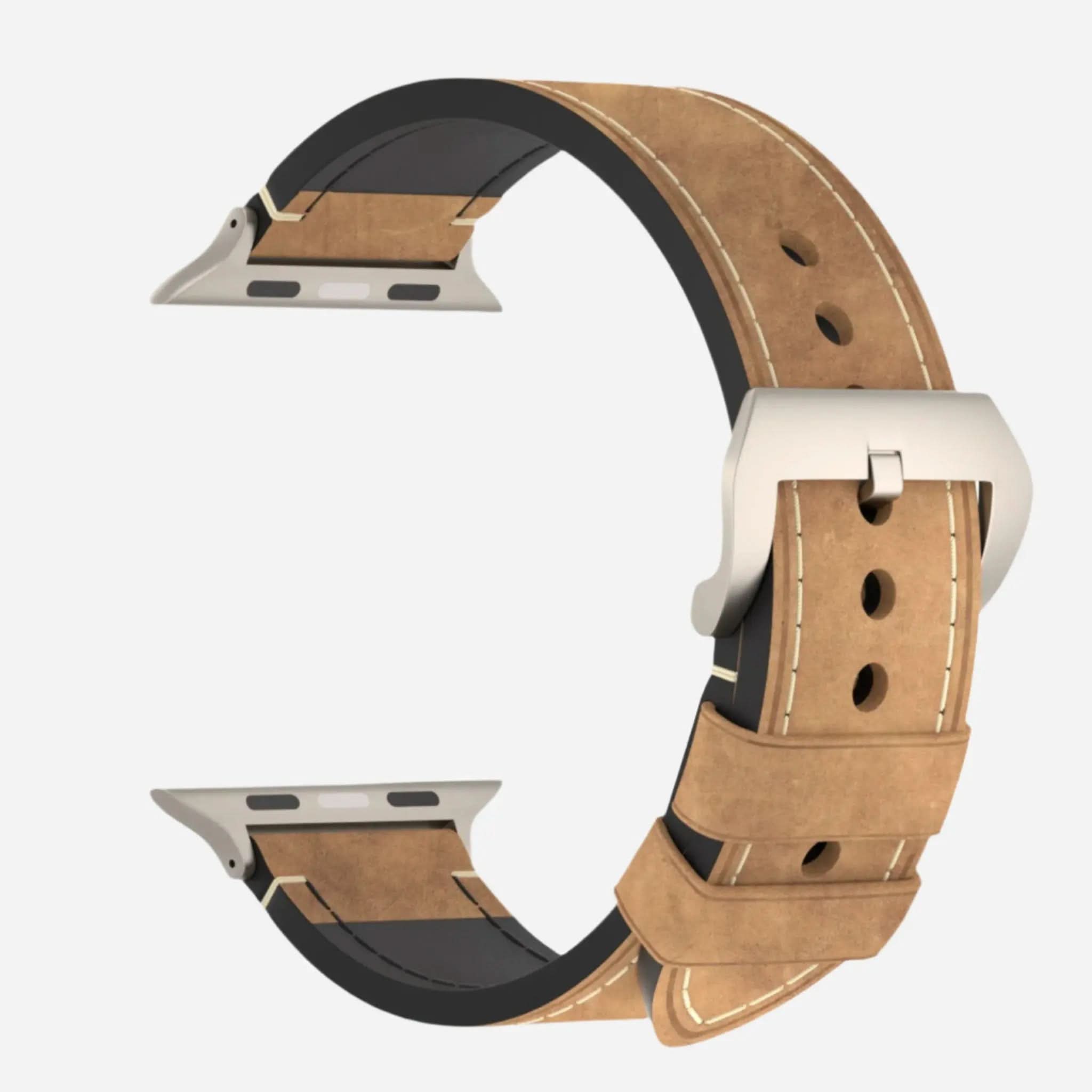 MillesTECband Apple Watch Ultra MONACO GRANDE Lederarmband - MillesTEC