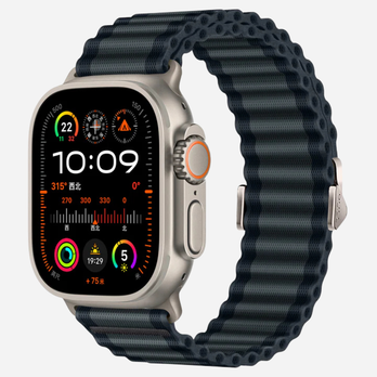 Bracelet en nylon pour Apple Watch – 44–49 mm | Respirant, ajustable et compatible avec les séries 4 à 10, SE et Ultra | bandkult