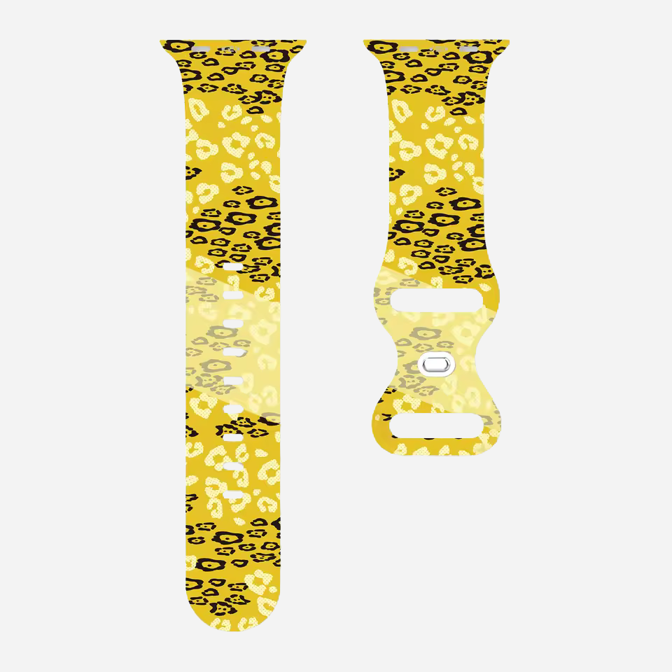 Apple Watch Armband Leopard Style-Design – Silikon Ersatzband 49–41 mm