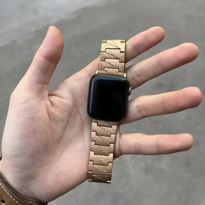 Bracelet CarbonEdge™ haut de gamme en fibre de carbone pour Apple Watch (38–49 mm) – Compatible avec les séries 1 à 11, SE (1re à 3e génération), Ultra, Ultra 2 et Ultra 3.
