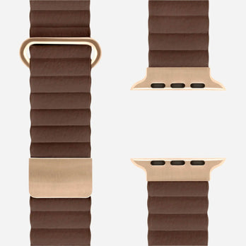 Bracelet en similicuir Bandkult « Classique » pour Apple Watch – zweite Ansicht