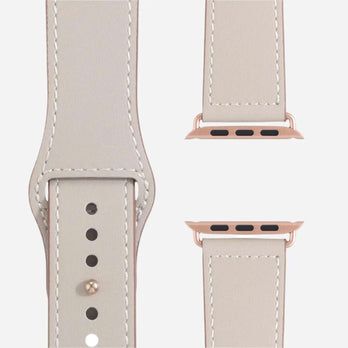 Bracelet en cuir Bandkult pour Apple Watch « Novus » – zweite Ansicht
