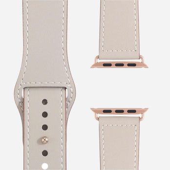 Bracelet en cuir Bandkult pour Apple Watch « Novus » – zweite Ansicht