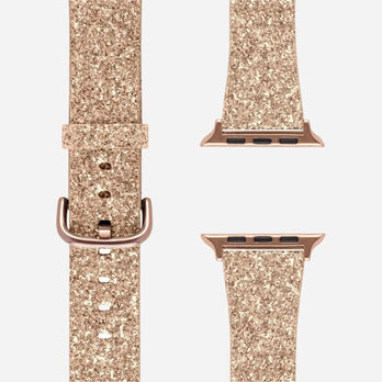 Bracelet à paillettes « Oasis » de Bandkult pour Apple Watch