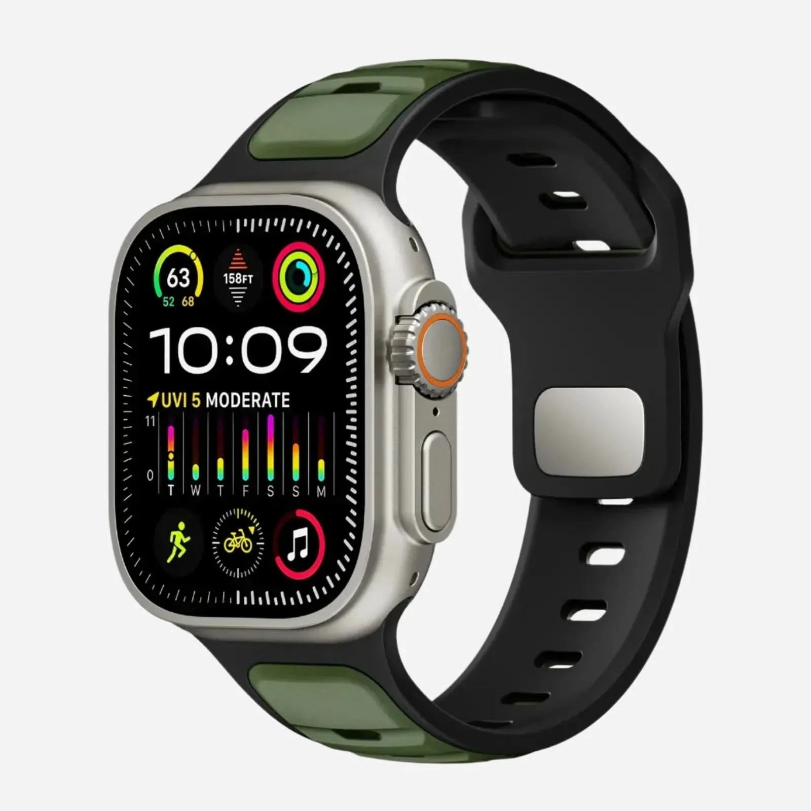 MillesTECband Apple Watch Silikonarmband „Swift“ MillesTEC