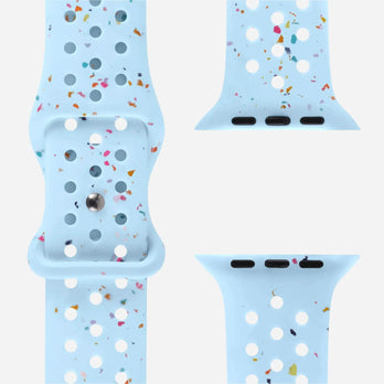 Bracelet en silicone Bandkult pour Apple Watch « Carnival » – zweite Ansicht