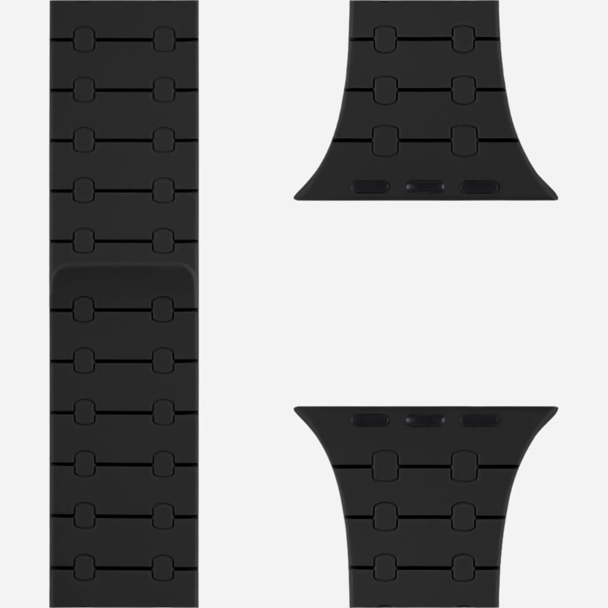 MillesTECband Apple Watch Silikonarmband "Crocodile" - MillesTEC