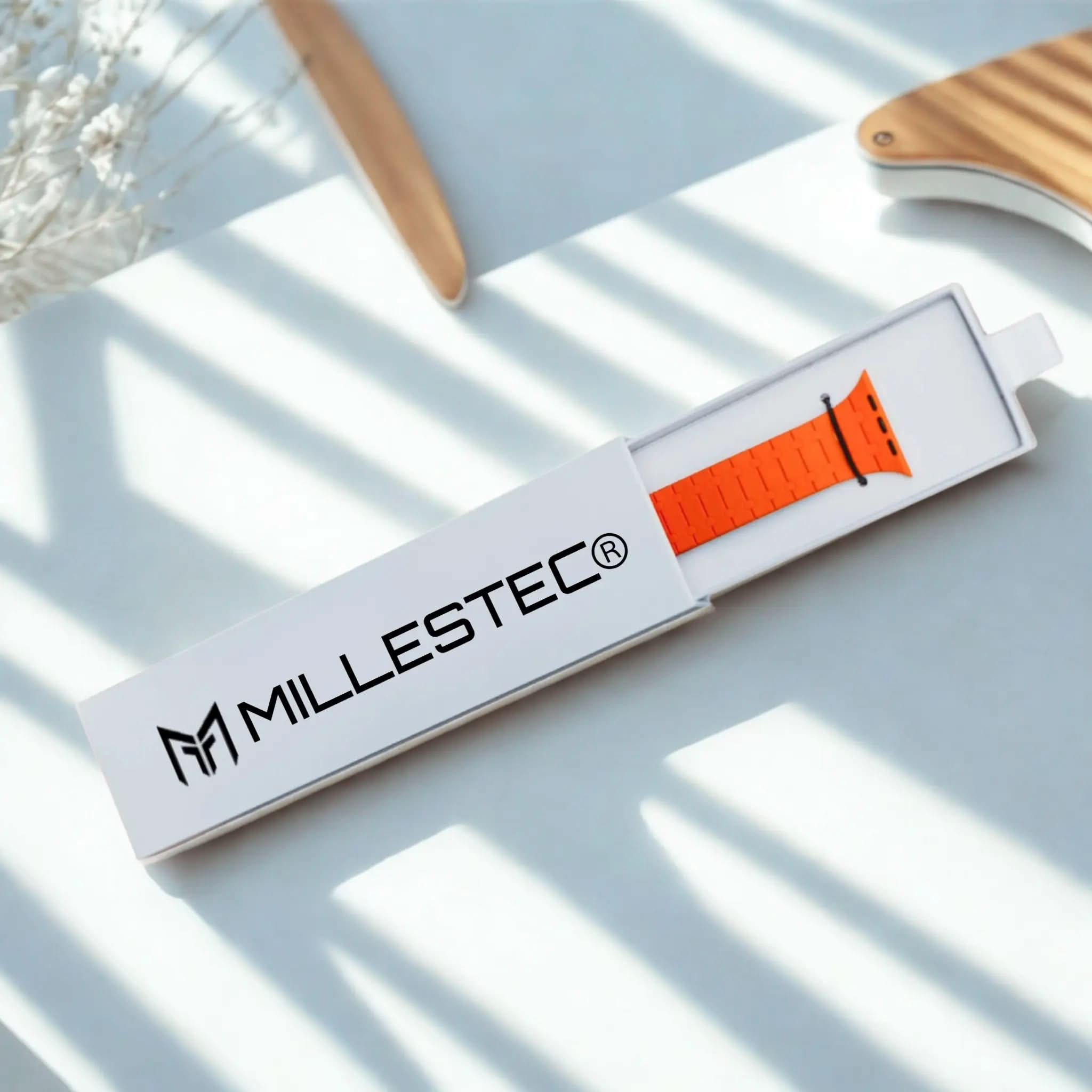 MillesTECband Apple Watch Silikonarmband "Crocodile" - MillesTEC