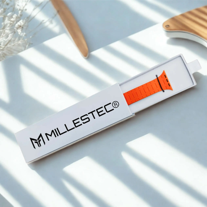 MillesTECband Apple Watch Silikonarmband "Crocodile" - MillesTEC