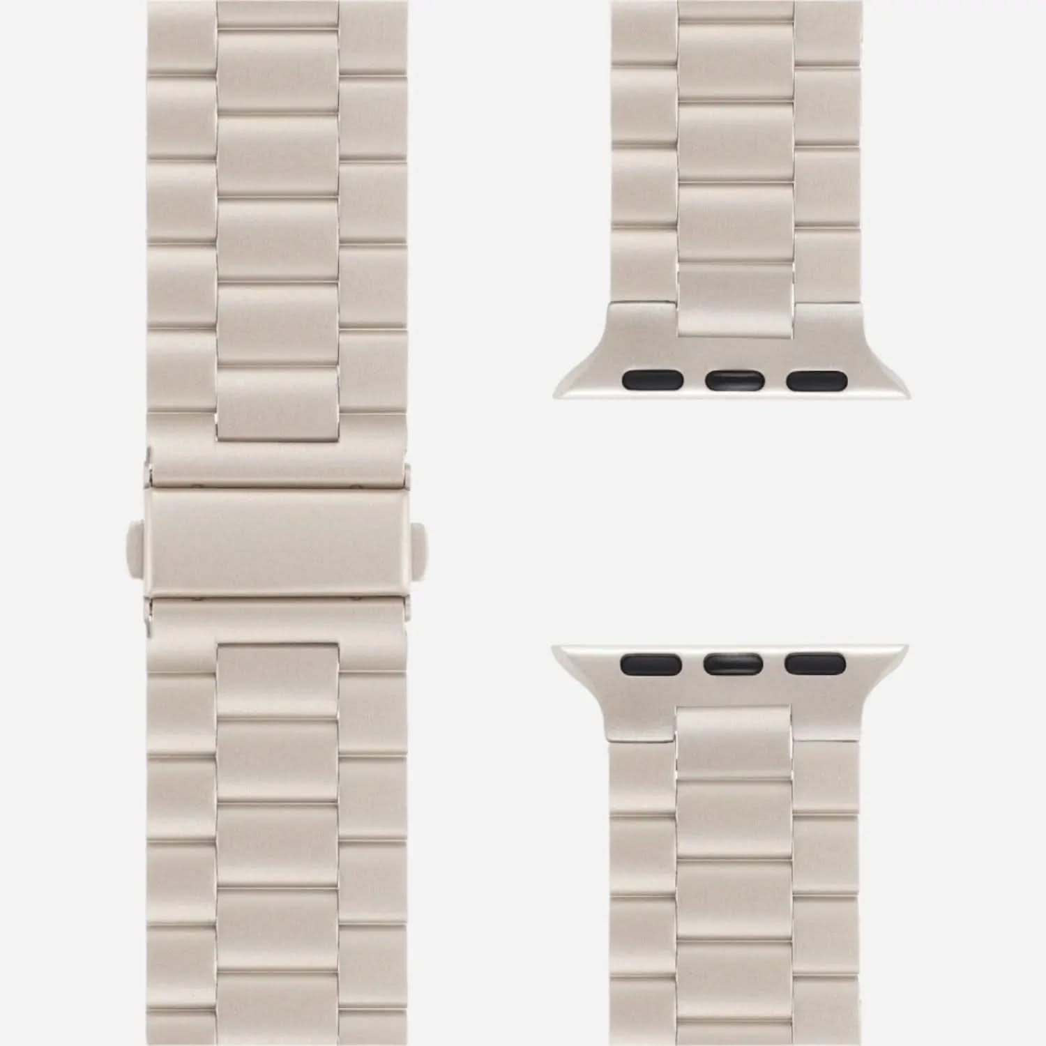 MillesTECband Apple Watch Gliederarmband "Arctica" MillesTEC