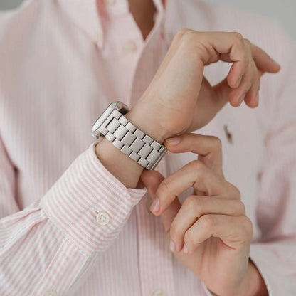 MillesTECband Apple Watch Gliederarmband "Arctica" MillesTEC