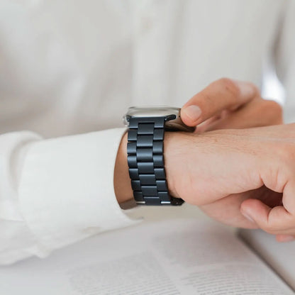 MillesTECband Apple Watch Gliederarmband "Arctica" MillesTEC