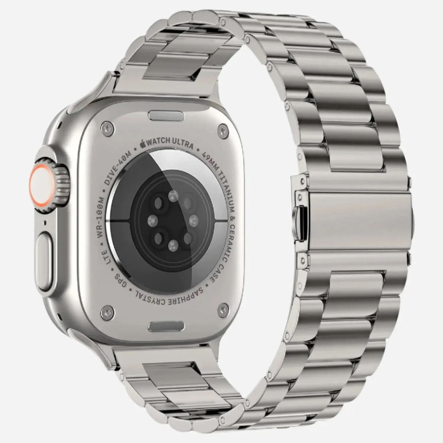 MillesTECband Apple Watch Gliederarmband "Arctica" MillesTEC