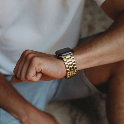 MillesTECband Apple Watch Gliederarmband "Arctica" MillesTEC