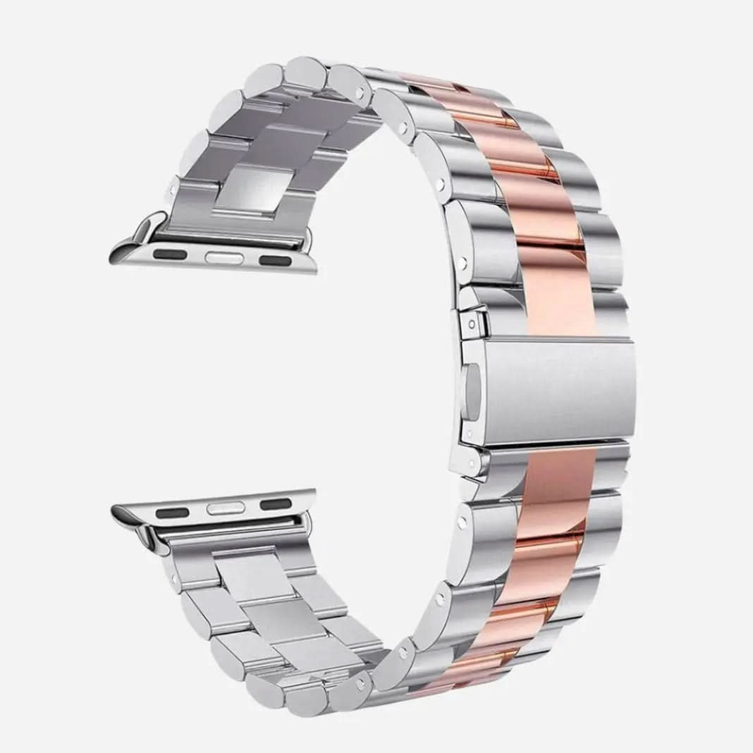 MillesTECband Apple Watch Gliederarmband "Arctica" MillesTEC