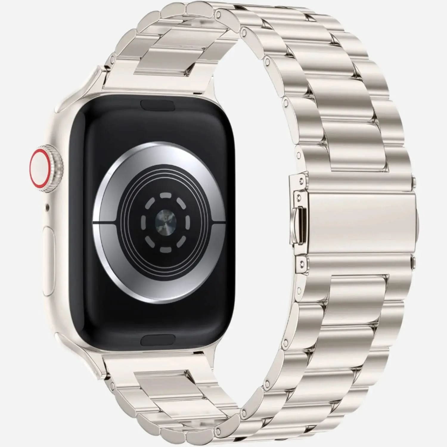 MillesTECband Apple Watch Gliederarmband "Arctica" MillesTEC