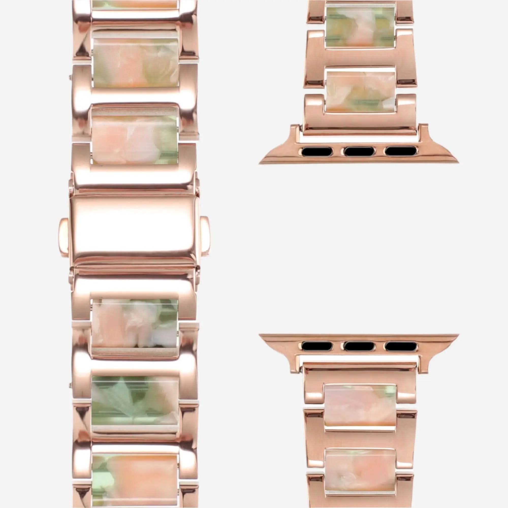 MillesTECband Apple Watch Gliederarmband "Granit" - MillesTEC