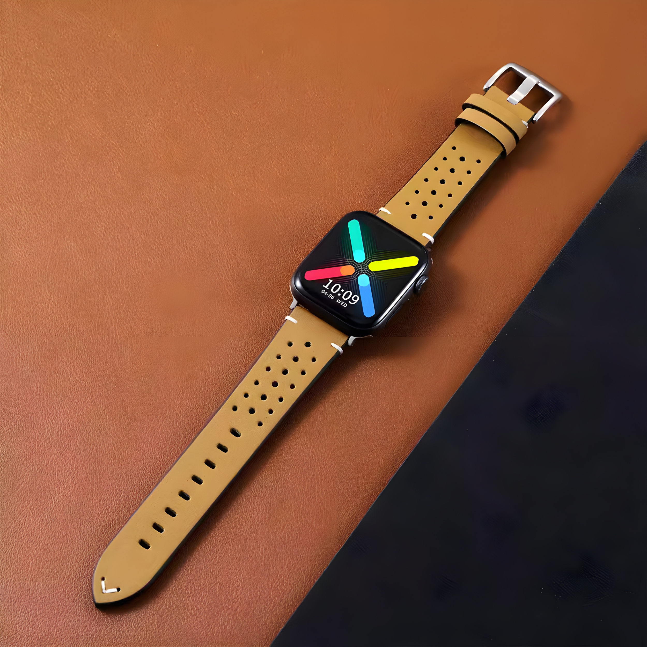 bandkult-AeroStrap_Lederarmband_f_r_Apple_Watch_Sportlich_Atmungsaktiv_Verschiedene_Farben_38_49_mm_-9