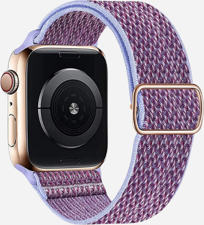 MillesTECband W Texture Nylon Apple Watch Armband Elastisches Band - 42/41/40/38 mm - Roségold MillesTEC