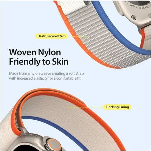 Dux Ducis YJ Nylon Apple Watch Armband Klettverschluss MillesTEC