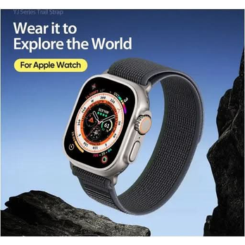 Bracelet en nylon pour Apple Watch – Dux Ducis YJ avec fermeture Velcro – 38–49 mm | Couleurs variées – Compatible avec les séries 1 à 11, SE (1re à 3e génération), Ultra, Ultra 2 et Ultra 3 – zweite Ansicht