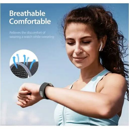 Dux Ducis YJ Nylon Apple Watch Armband Klettverschluss MillesTEC