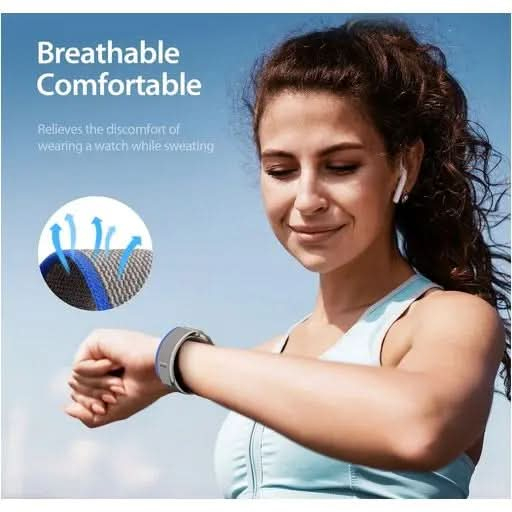 Dux Ducis YJ Nylon Apple Watch Armband Klettverschluss MillesTEC