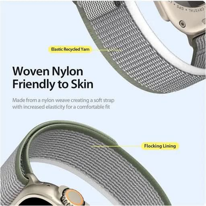 Dux Ducis YJ Nylon Apple Watch Armband Klettverschluss MillesTEC