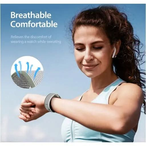 Dux Ducis YJ Nylon Apple Watch Armband Klettverschluss MillesTEC