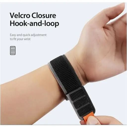 Dux Ducis YJ Nylon Apple Watch Armband Klettverschluss MillesTEC