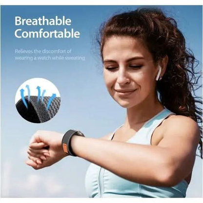 Dux Ducis YJ Nylon Apple Watch Armband Klettverschluss MillesTEC