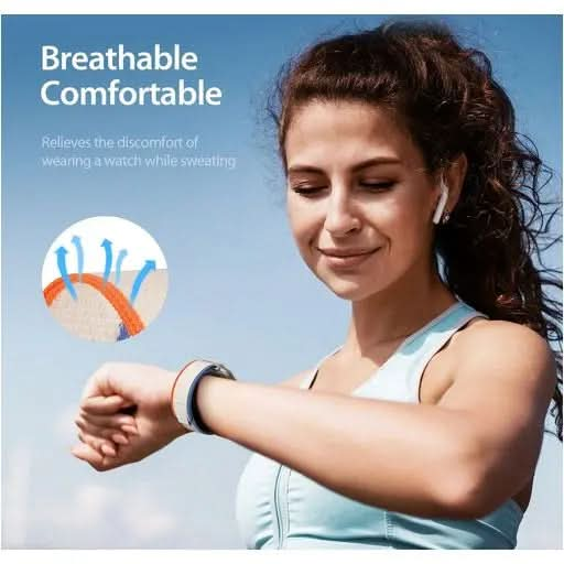 Dux Ducis YJ Nylon Apple Watch Armband Klettverschluss MillesTEC