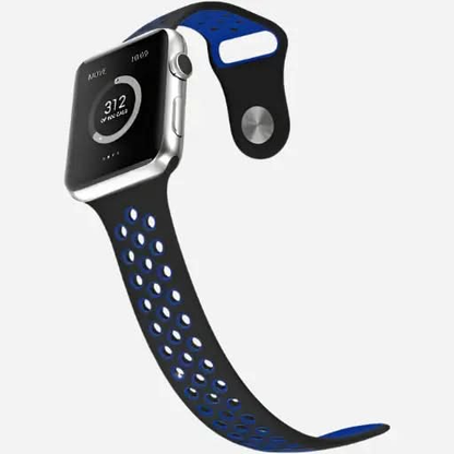 bandkult Sport Plus Silikon Apple Watch Armband Drückerschließe bandkult