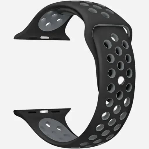 bandkult Sport Plus Silikon Apple Watch Armband Drückerschließe bandkult