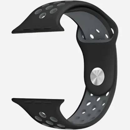 bandkult Sport Plus Silikon Apple Watch Armband Drückerschließe bandkult