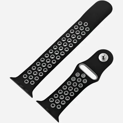 bandkult Sport Plus Silikon Apple Watch Armband Drückerschließe bandkult