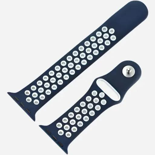 bandkult Sport Plus Silikon Apple Watch Armband Drückerschließe bandkult