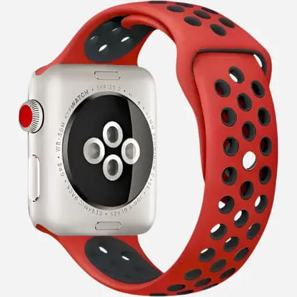 bandkult Sport Plus Silikon Apple Watch Armband Drückerschließe bandkult