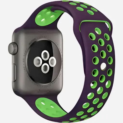 bandkult Sport Plus Silikon Apple Watch Armband Drückerschließe bandkult