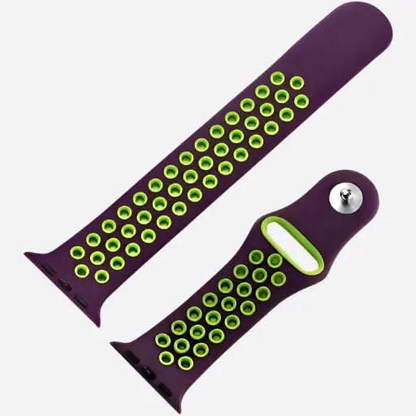 bandkult Sport Plus Silikon Apple Watch Armband Drückerschließe bandkult