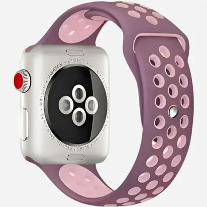 bandkult Sport Plus Silikon Apple Watch Armband Drückerschließe bandkult