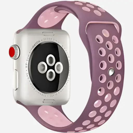 bandkult Sport Plus Silikon Apple Watch Armband Drückerschließe bandkult