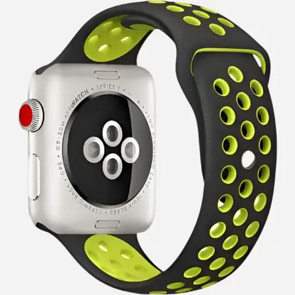 bandkult Sport Plus Silikon Apple Watch Armband Drückerschließe bandkult
