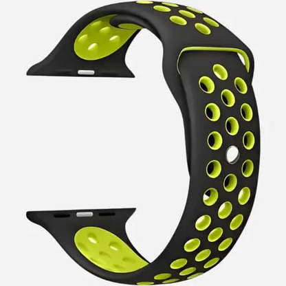 bandkult Sport Plus Silikon Apple Watch Armband Drückerschließe bandkult