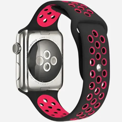 bandkult Sport Plus Silikon Apple Watch Armband Drückerschließe bandkult