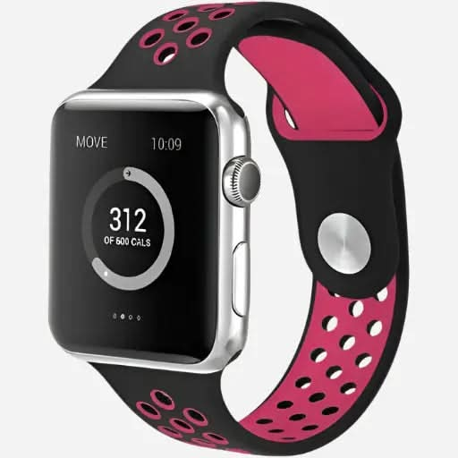 bandkult Sport Plus Silikon Apple Watch Armband Drückerschließe bandkult